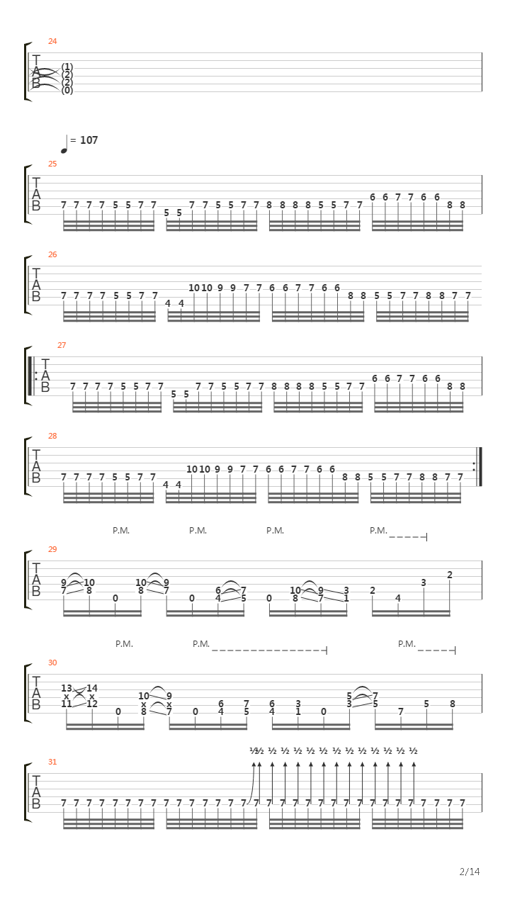 Mark Of An Obsidian吉他谱