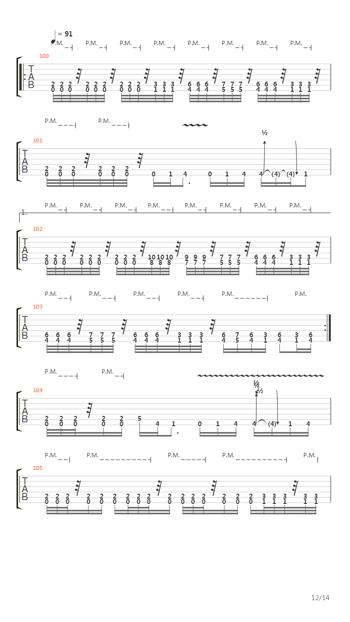 Mark Of An Obsidian吉他谱