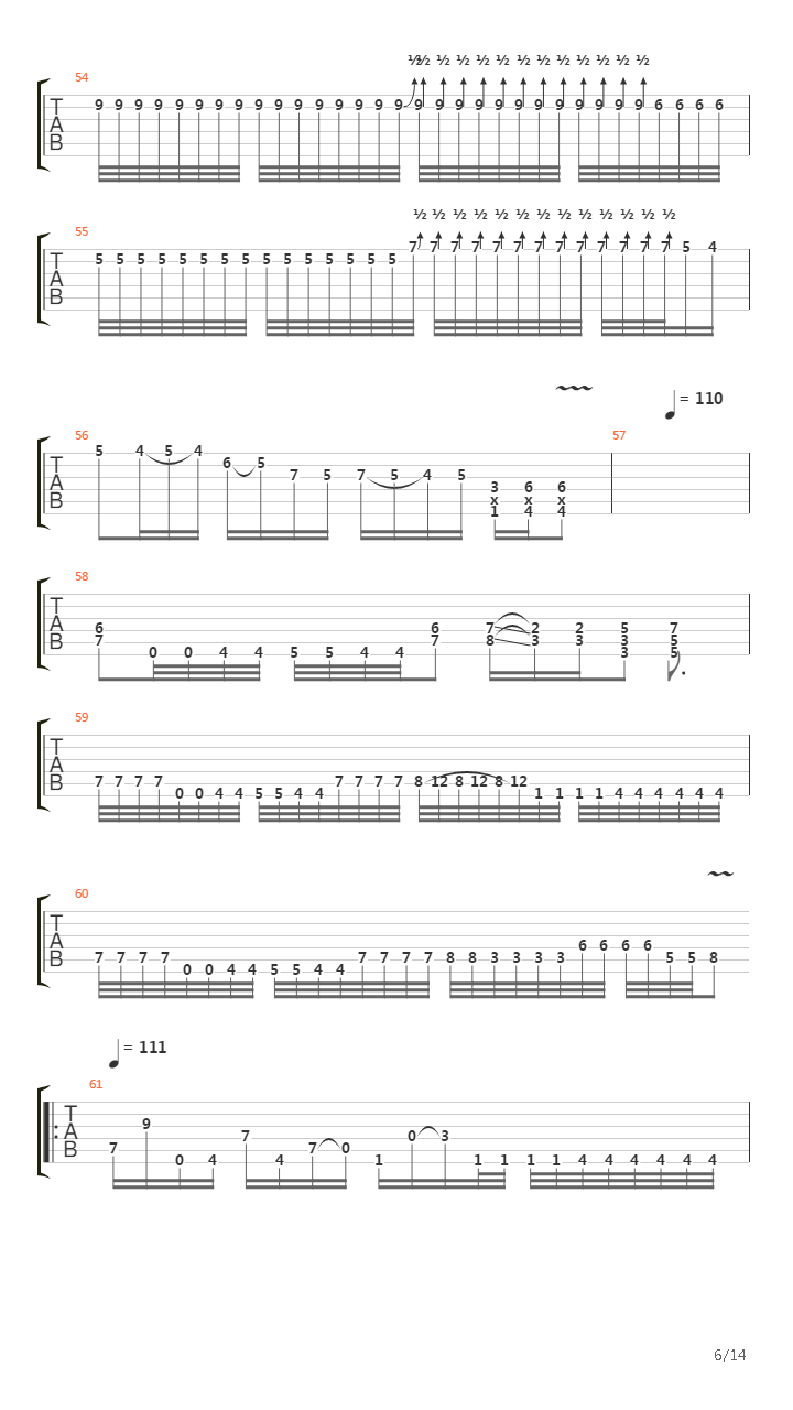 Mark Of An Obsidian吉他谱