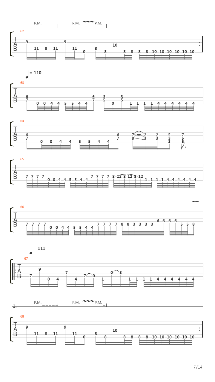 Mark Of An Obsidian吉他谱