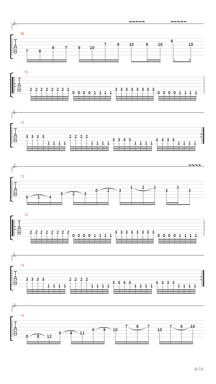 Mark Of An Obsidian吉他谱