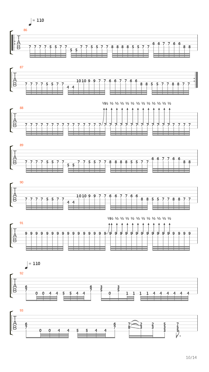 Mark Of An Obsidian吉他谱