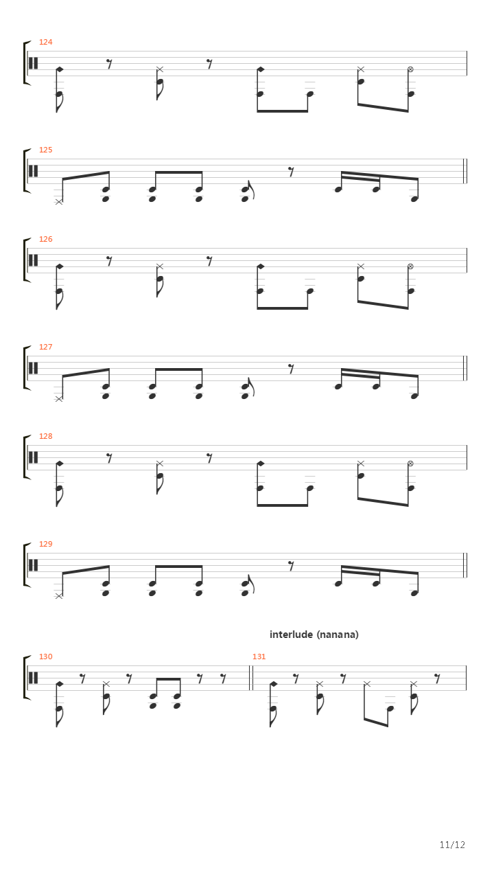 Ikenai Taiyou吉他谱