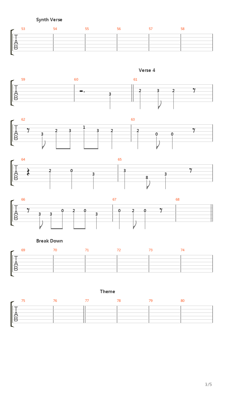 Enola Gay吉他谱