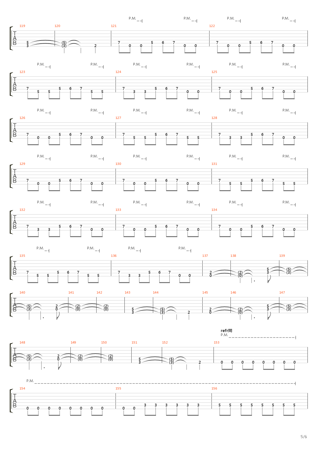 15 Perc吉他谱