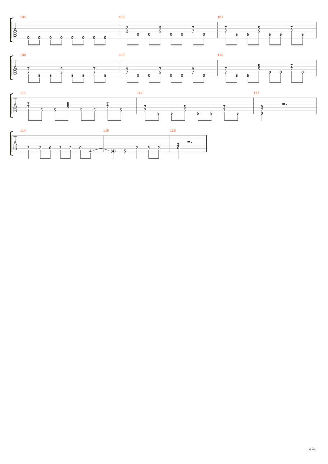 A Pokolnl Hangosabb吉他谱