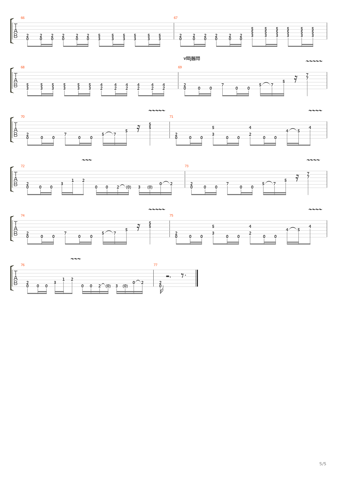 A Tigris Knnyei吉他谱