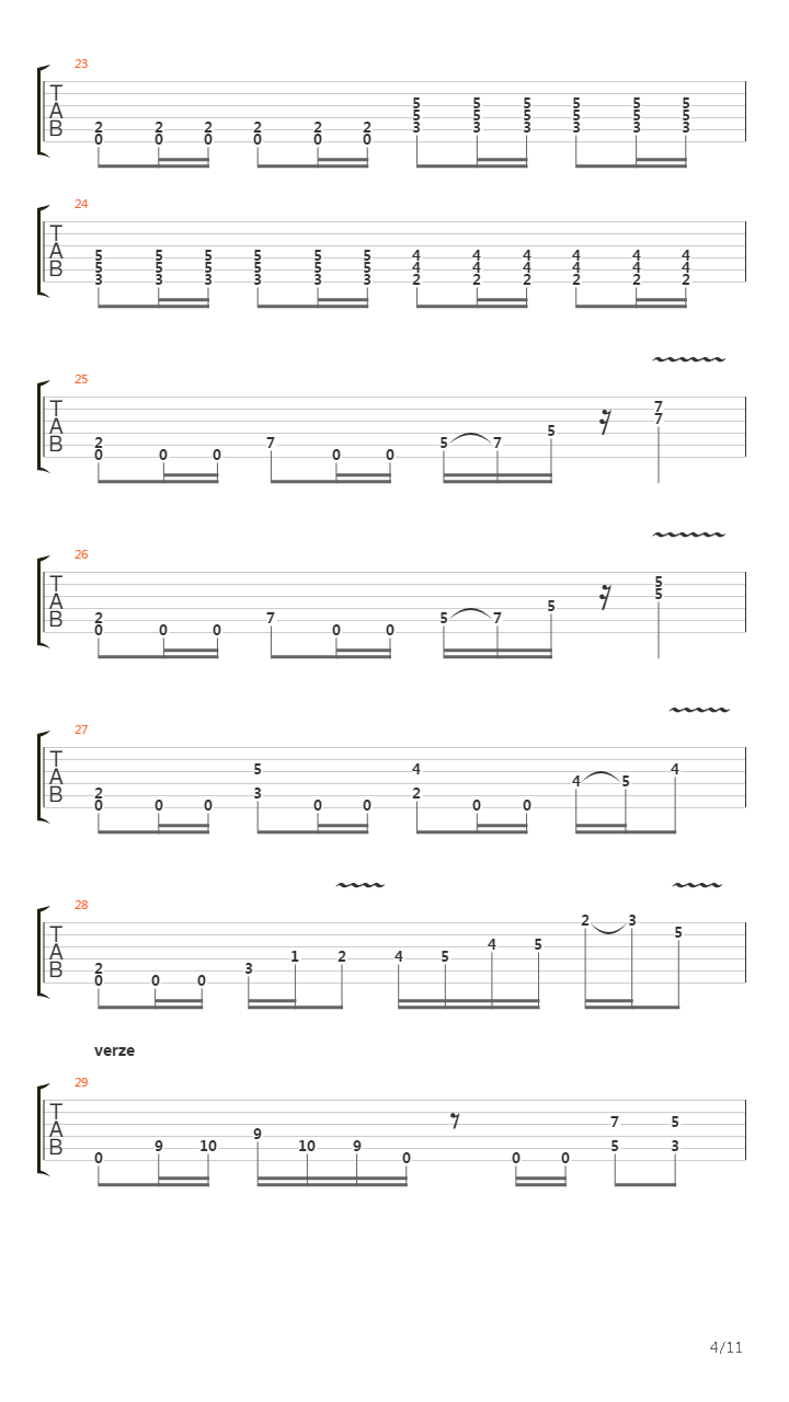 A Tigris Knnyei吉他谱