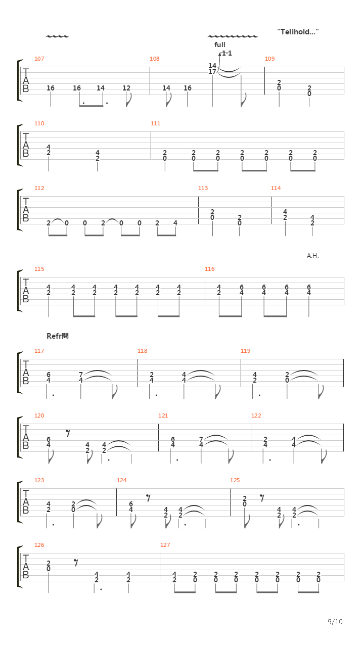 A Vrfarkas吉他谱