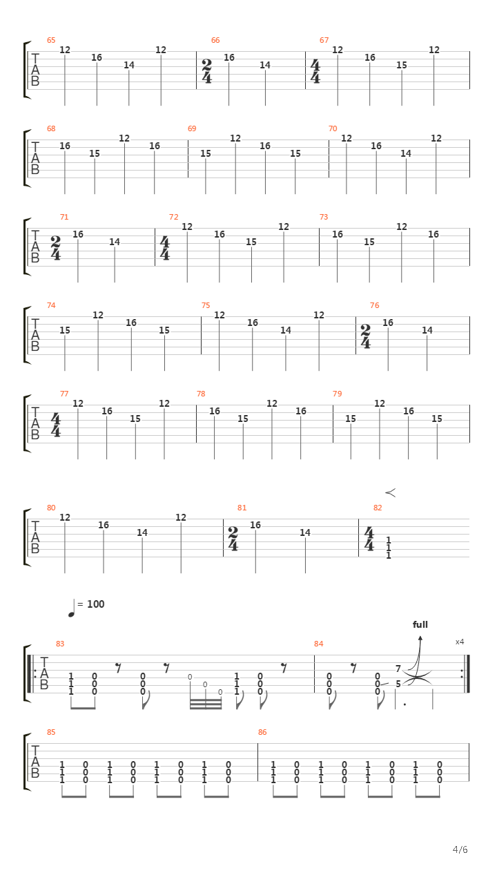 Nein吉他谱