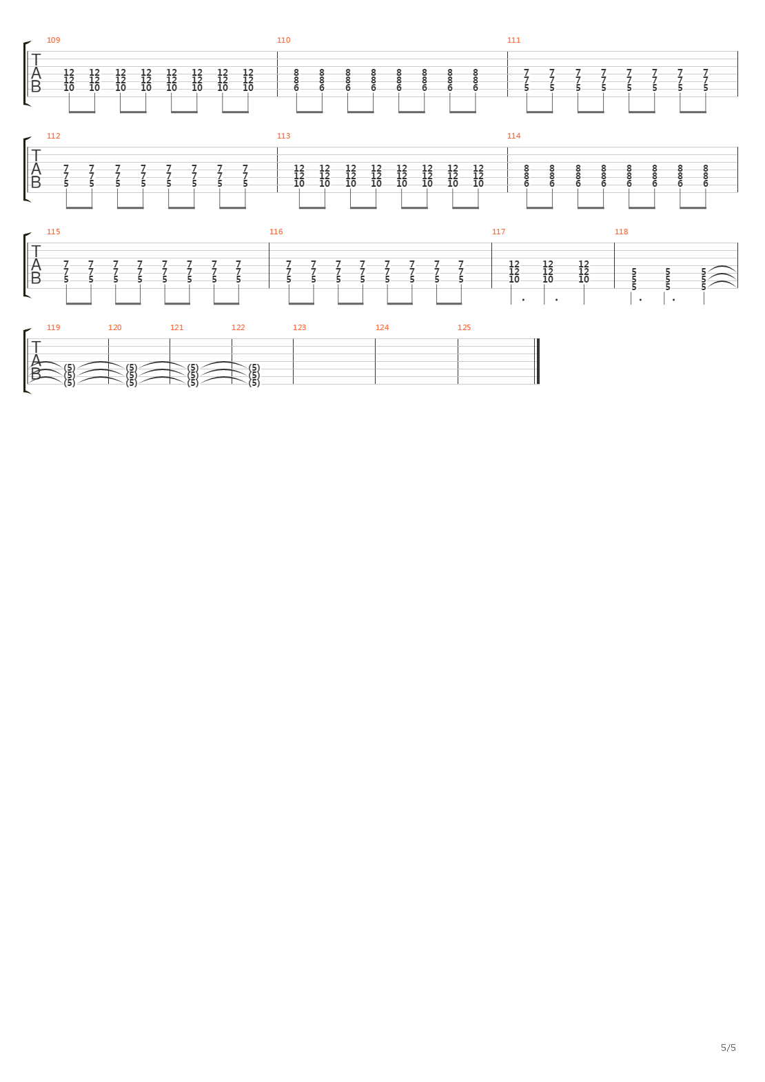 Fate吉他谱