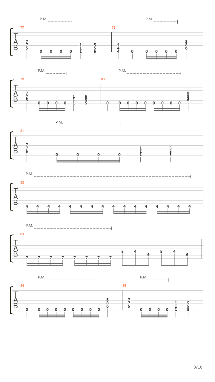 Messenger Of Doom吉他谱