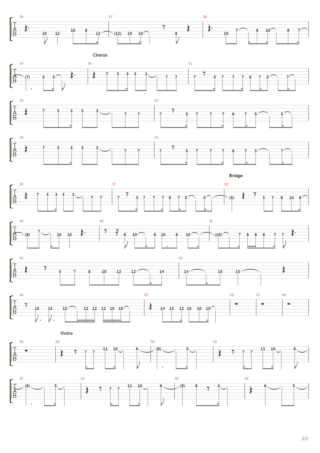Air吉他谱