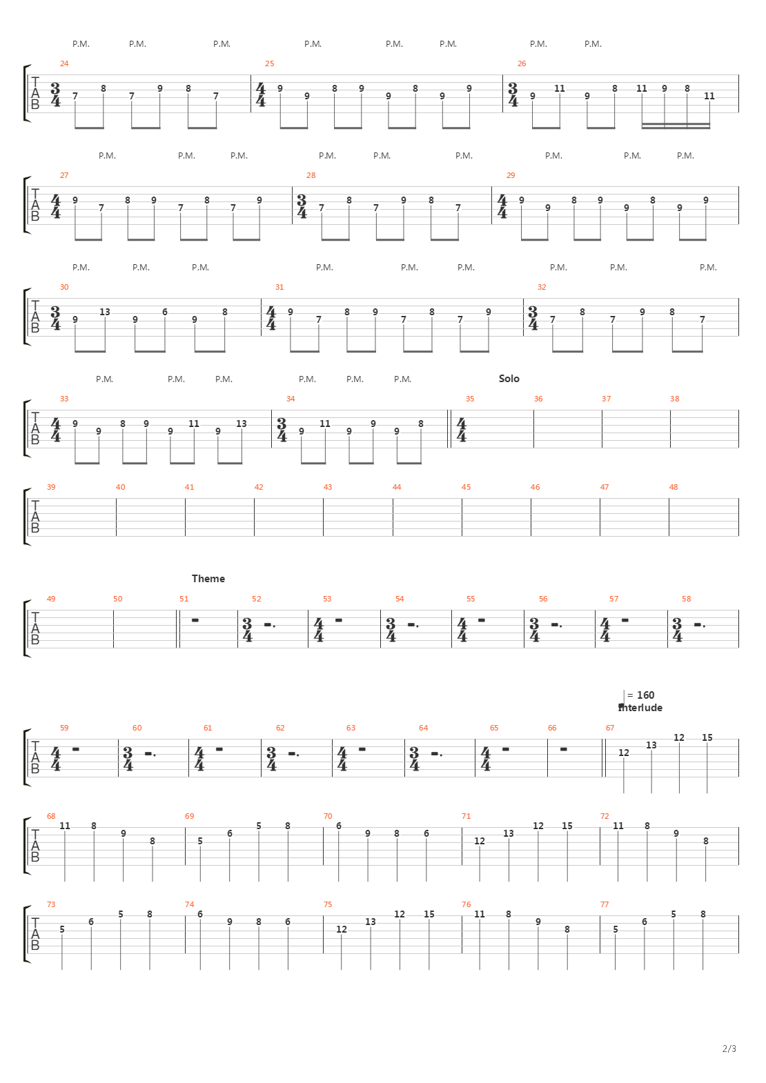 Coming Home吉他谱