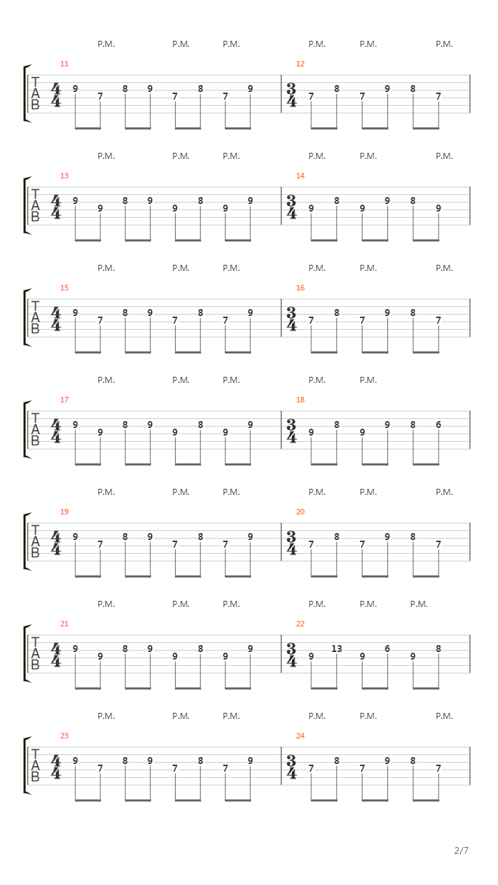 Coming Home吉他谱