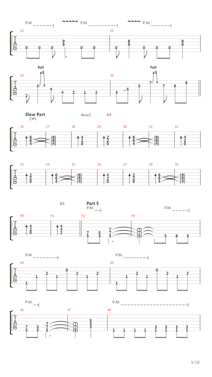 Intermission吉他谱