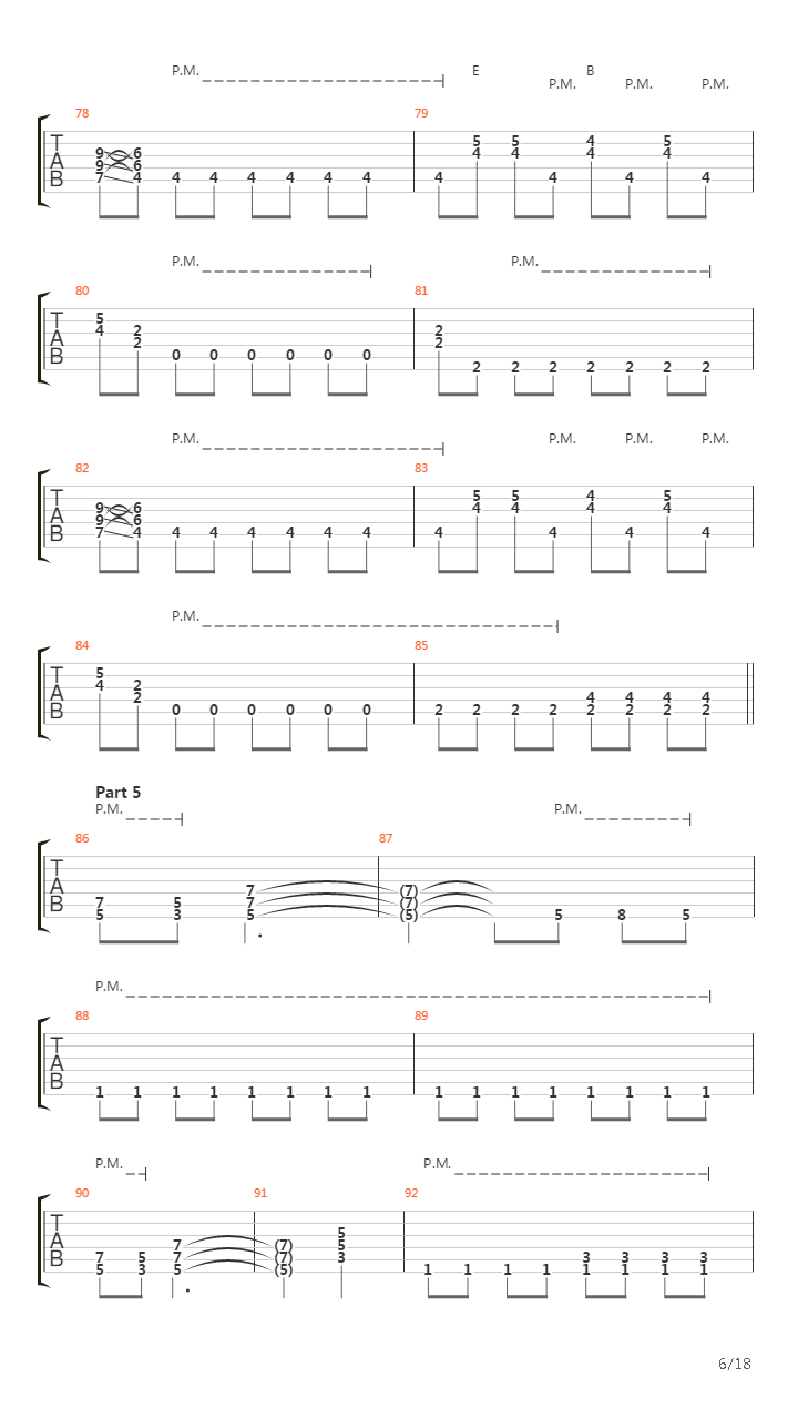 Intermission吉他谱