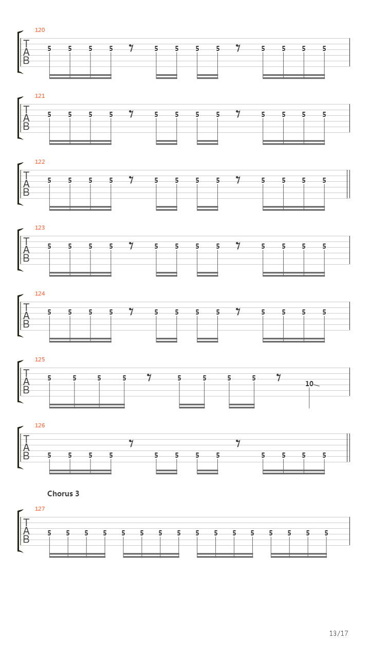 Into The Aftermath吉他谱