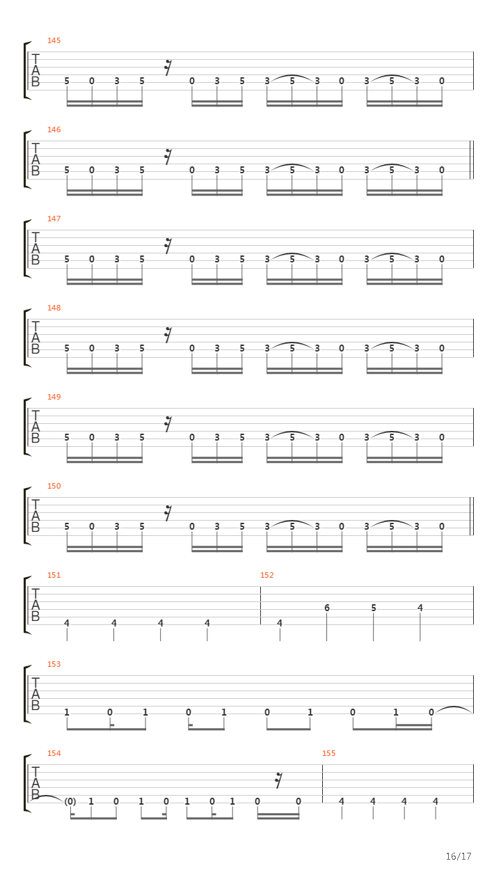 Into The Aftermath吉他谱