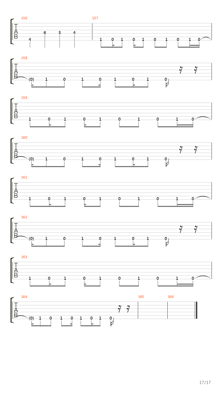 Into The Aftermath吉他谱