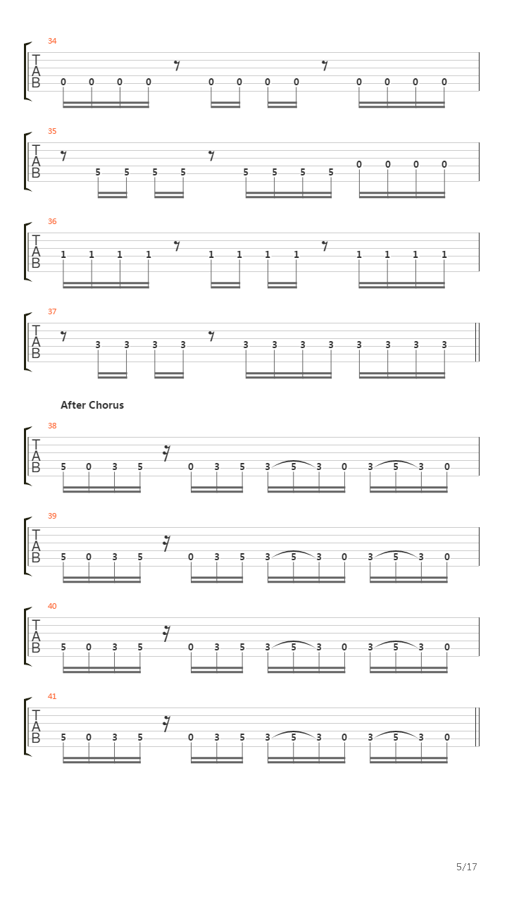 Into The Aftermath吉他谱