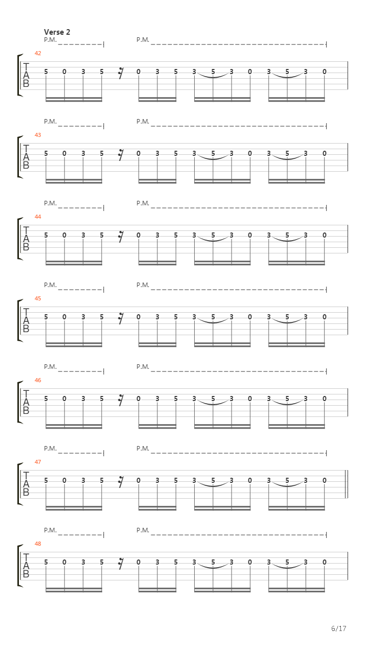 Into The Aftermath吉他谱