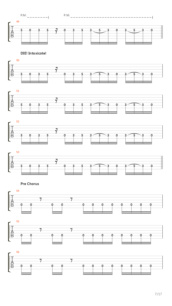 Into The Aftermath吉他谱