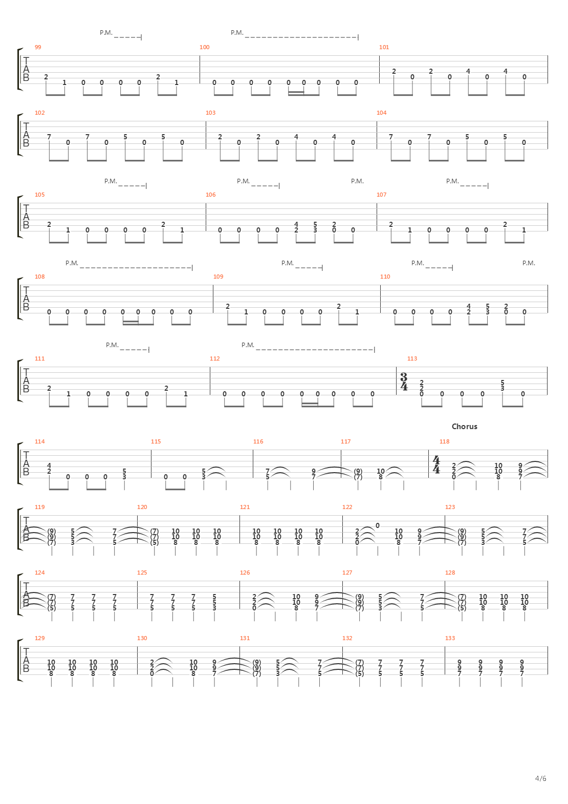 Coming Down A Storm吉他谱