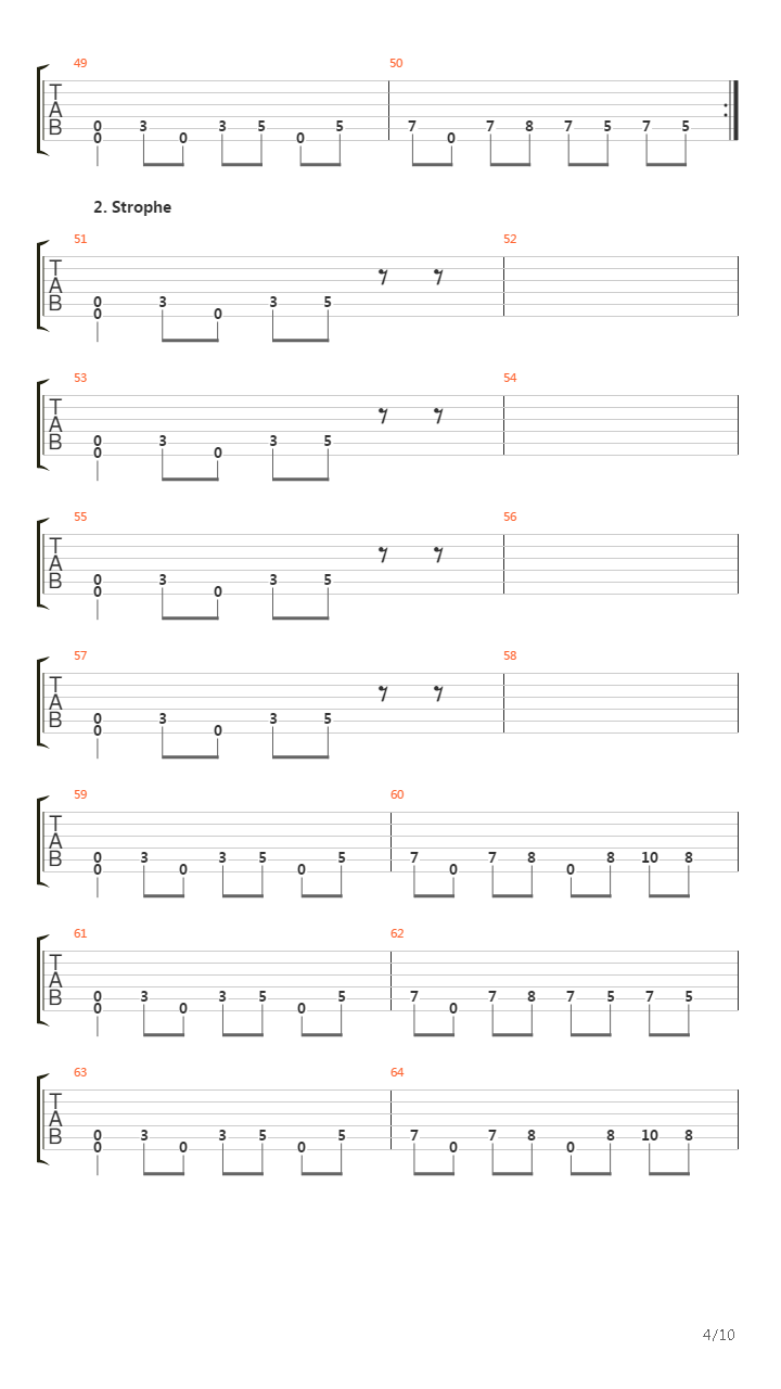 Jeder吉他谱