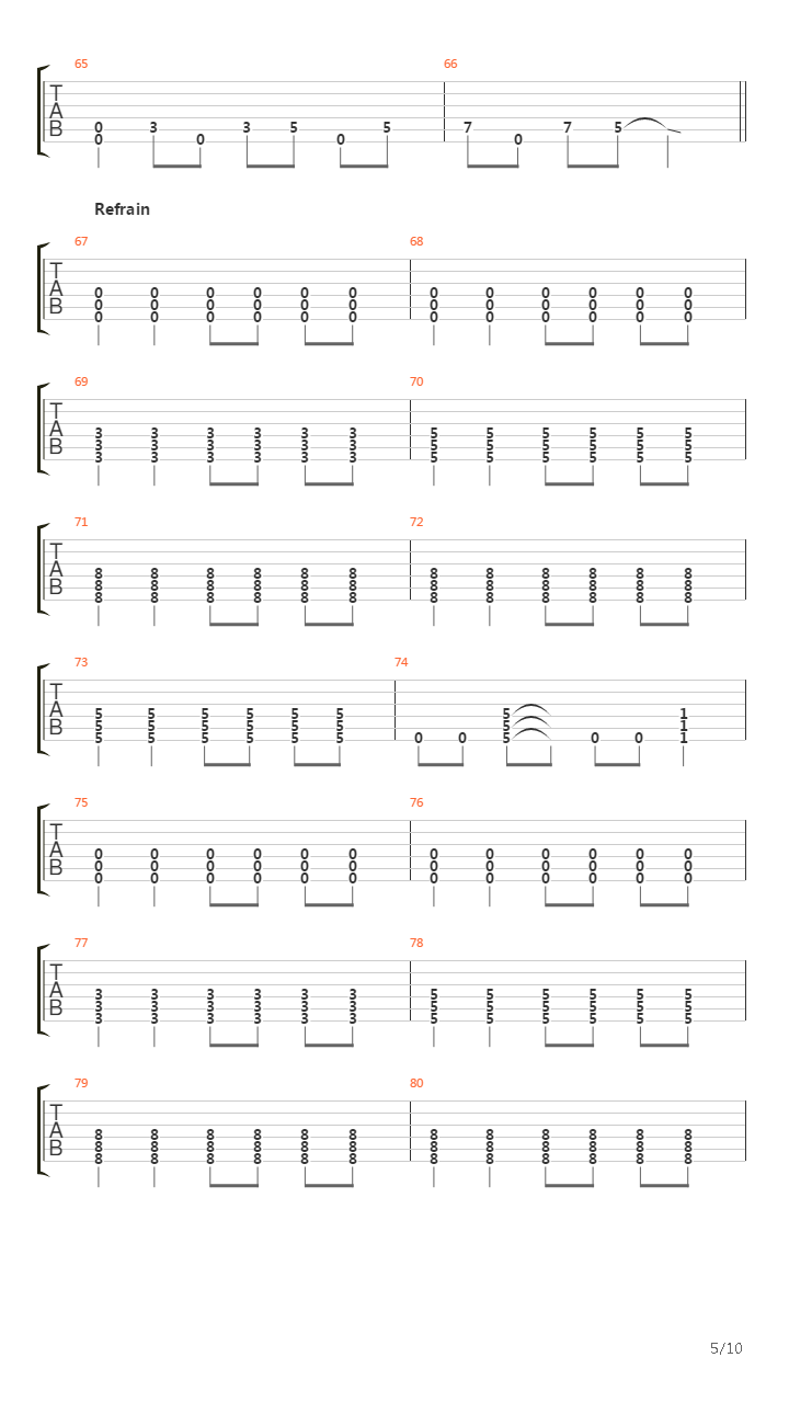 Jeder吉他谱