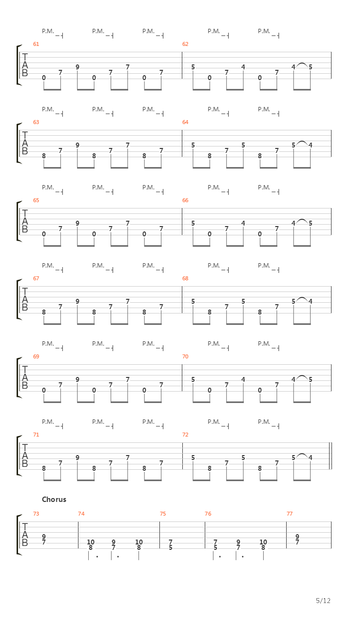 Into The Depths吉他谱