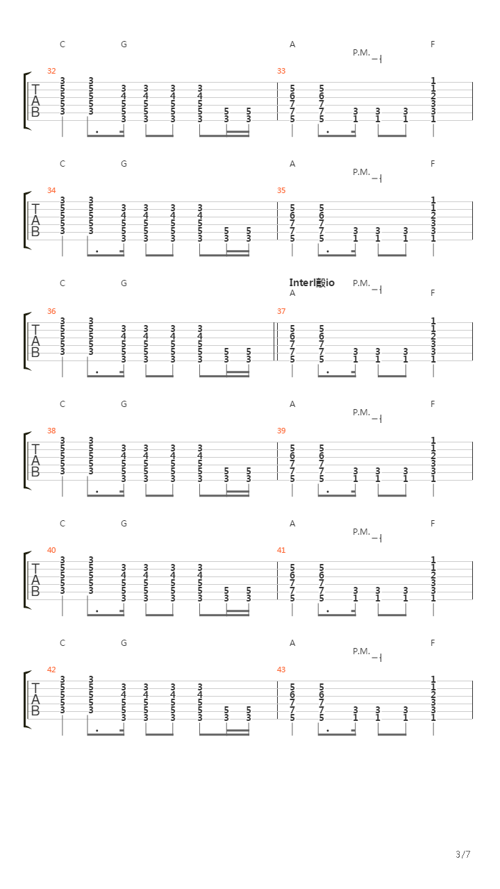 De Musica Ligeira吉他谱