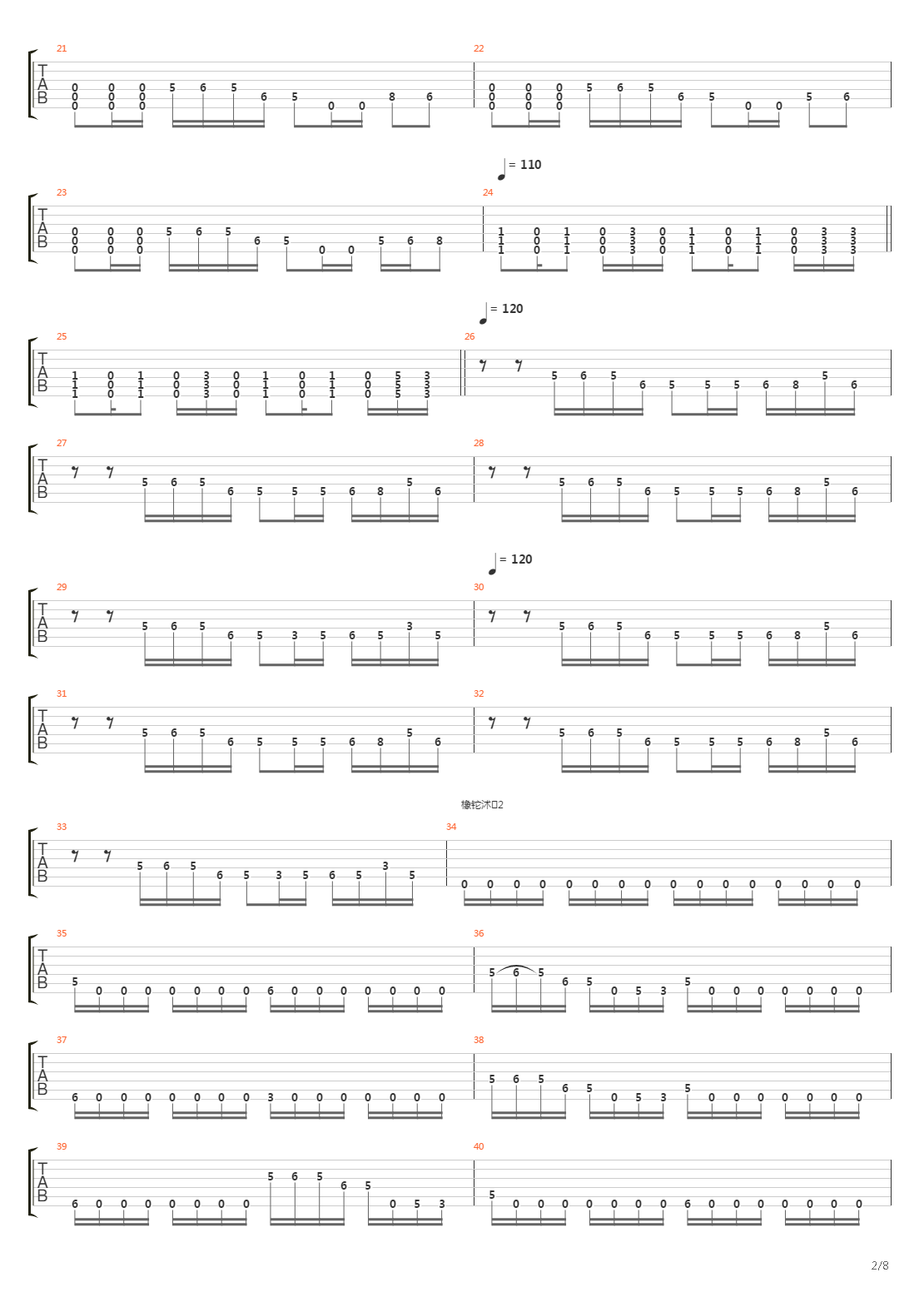 Prime吉他谱