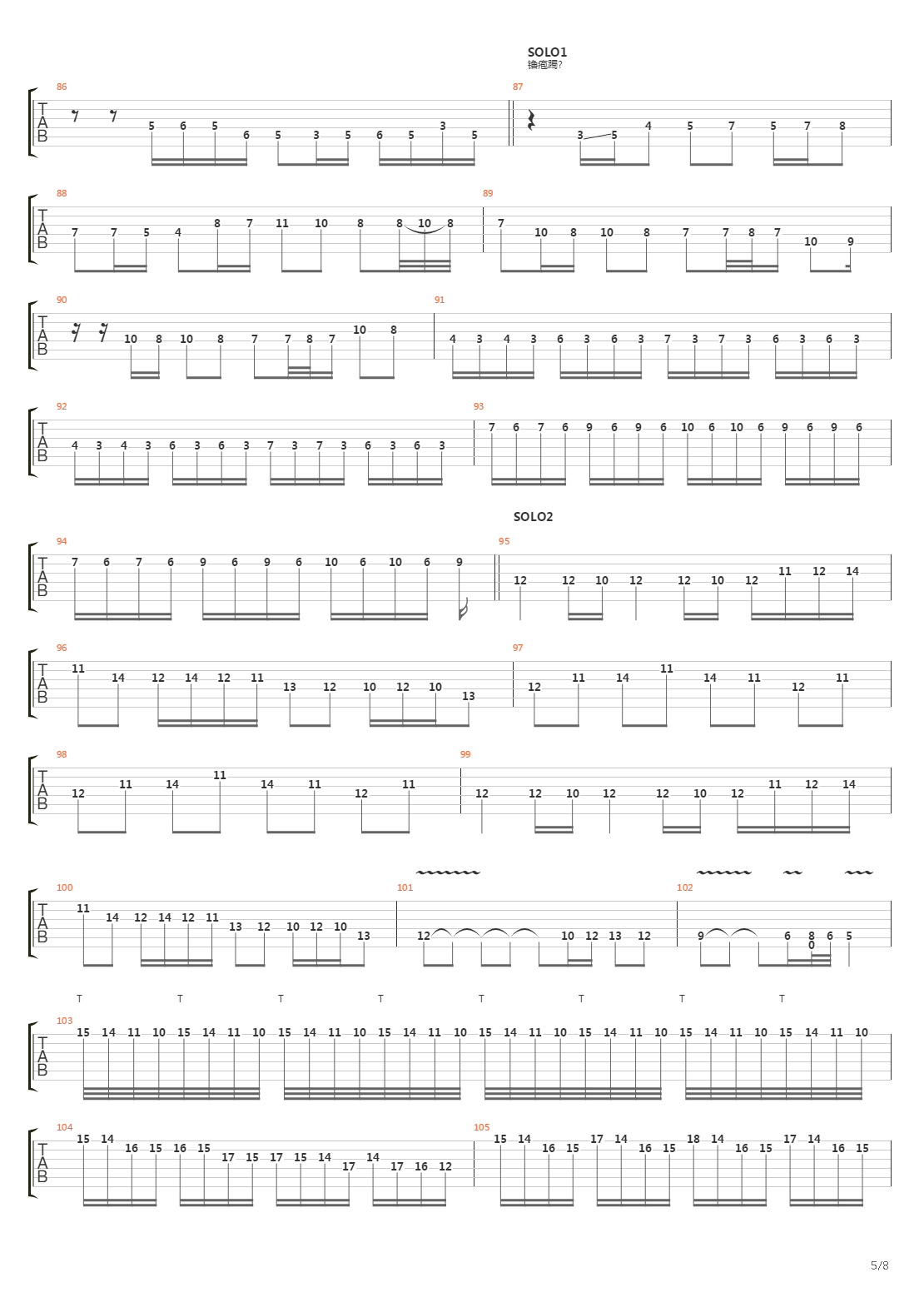 Prime吉他谱
