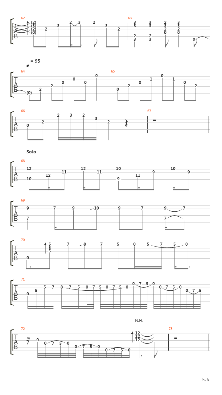 Gitara吉他谱