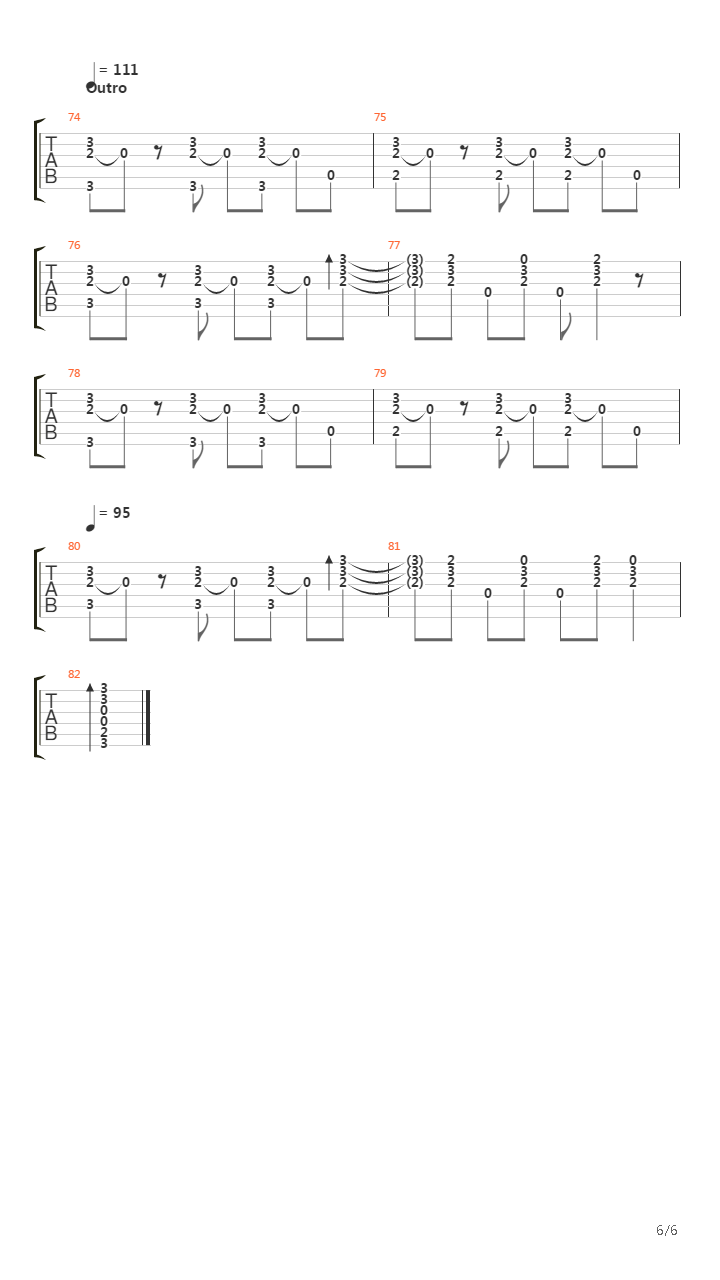 Gitara吉他谱