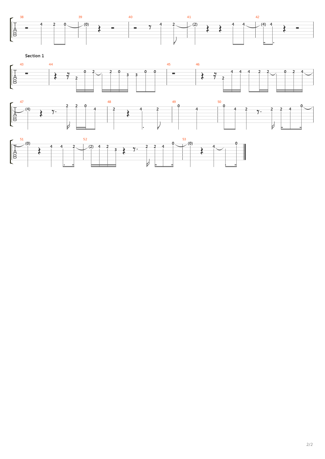 La Peine Maximum吉他谱