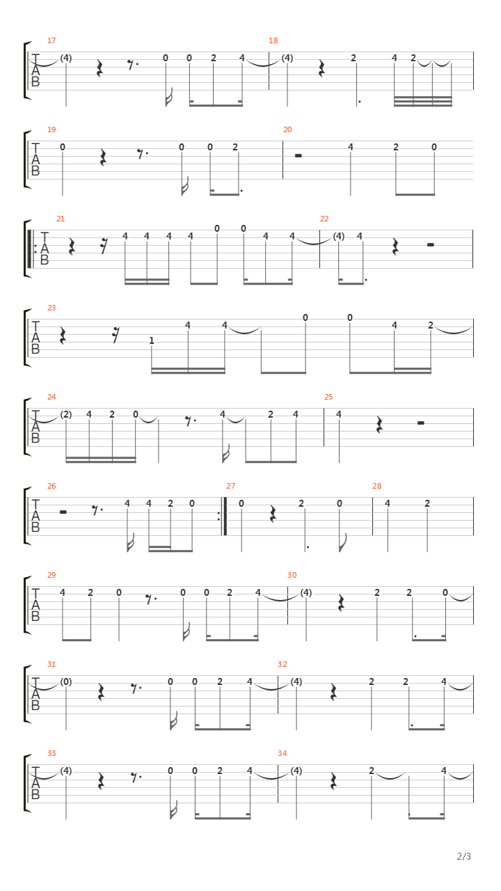 La Peine Maximum吉他谱
