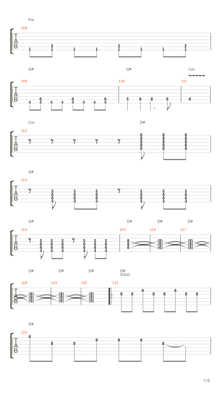 Mourir Demain吉他谱