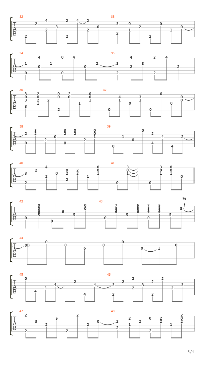 Guitar Rag吉他谱