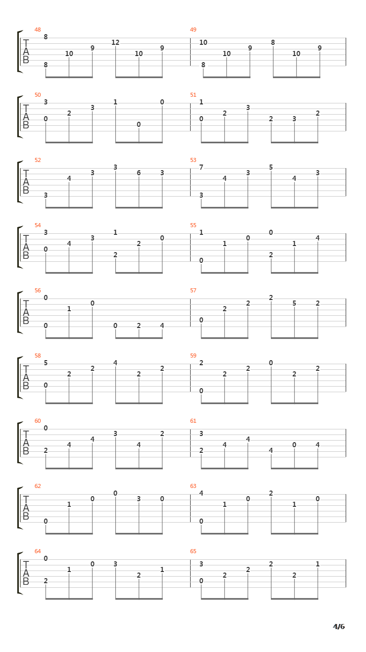 Song For Anna吉他谱