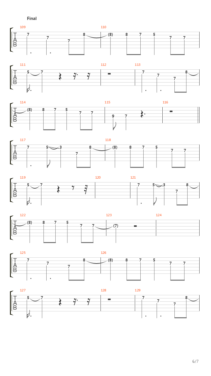 Mientes吉他谱