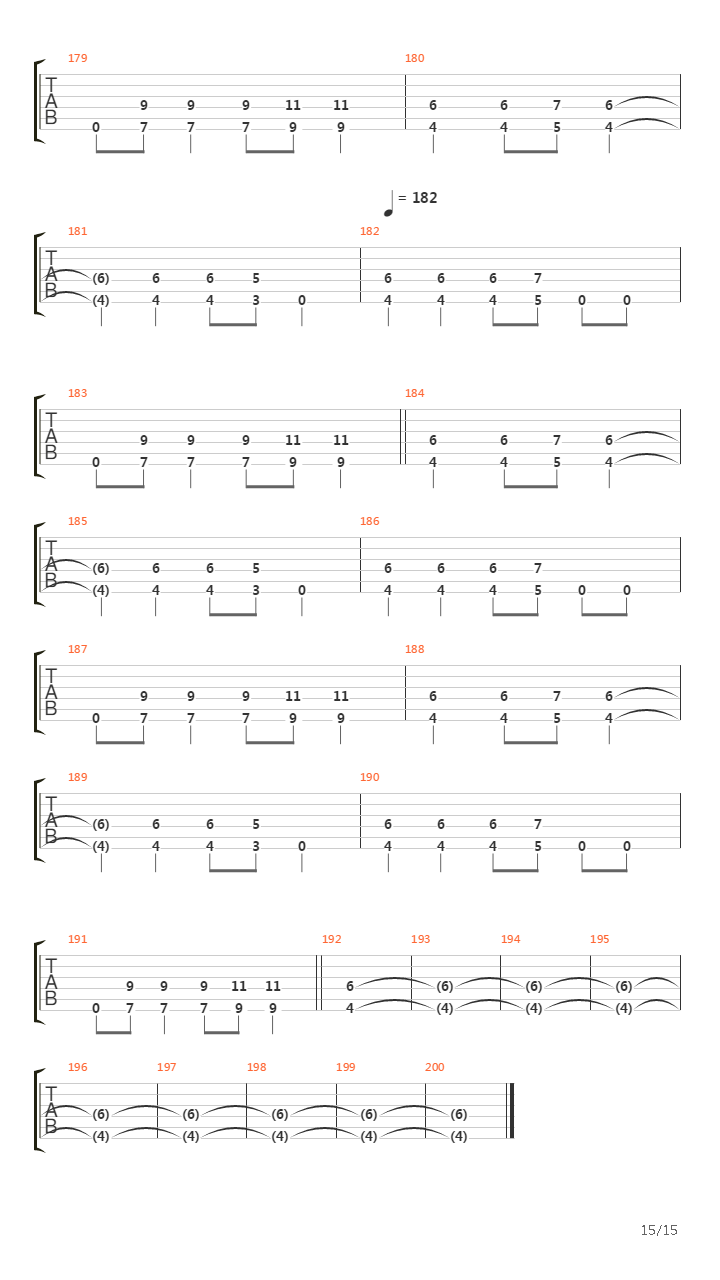 Dead Between The Walls吉他谱