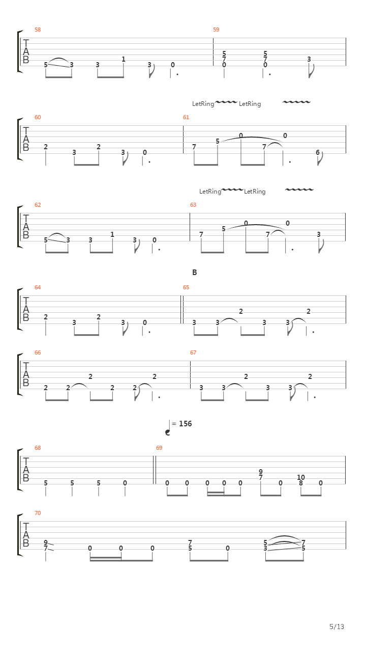 Ephemeral吉他谱