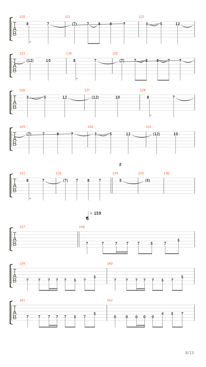 Ephemeral吉他谱