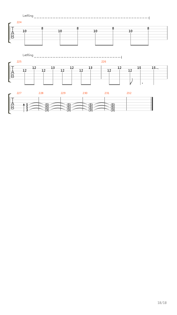 Glimmer吉他谱