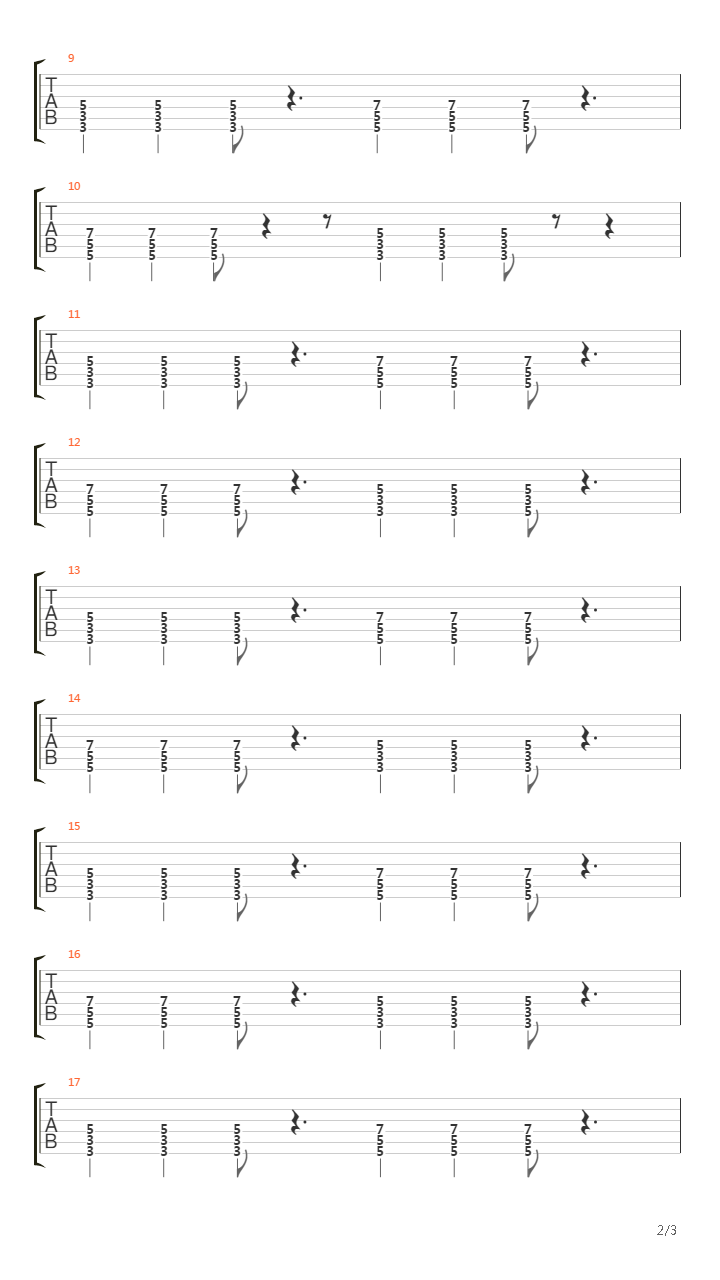 For Those Who Died Alone吉他谱