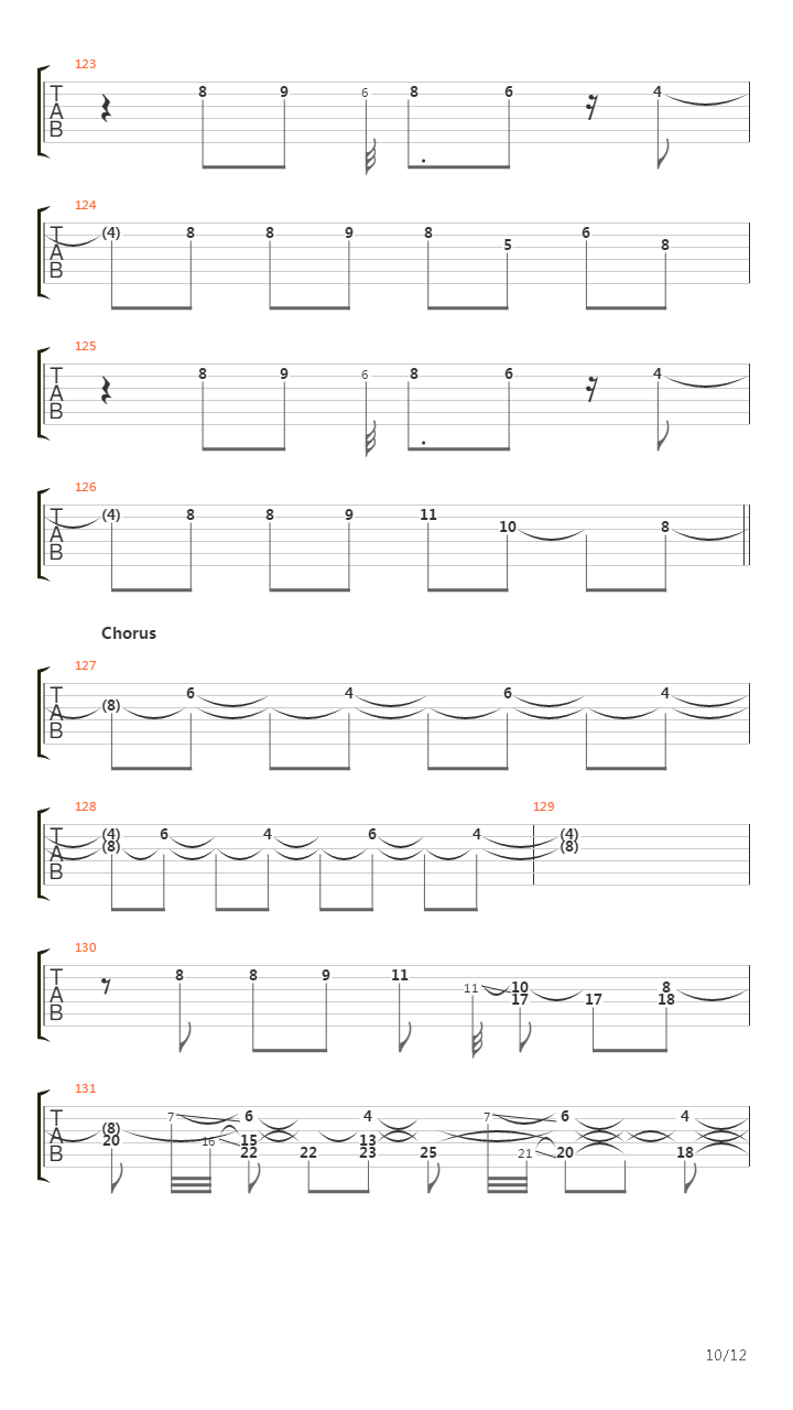 Polyrhythm吉他谱