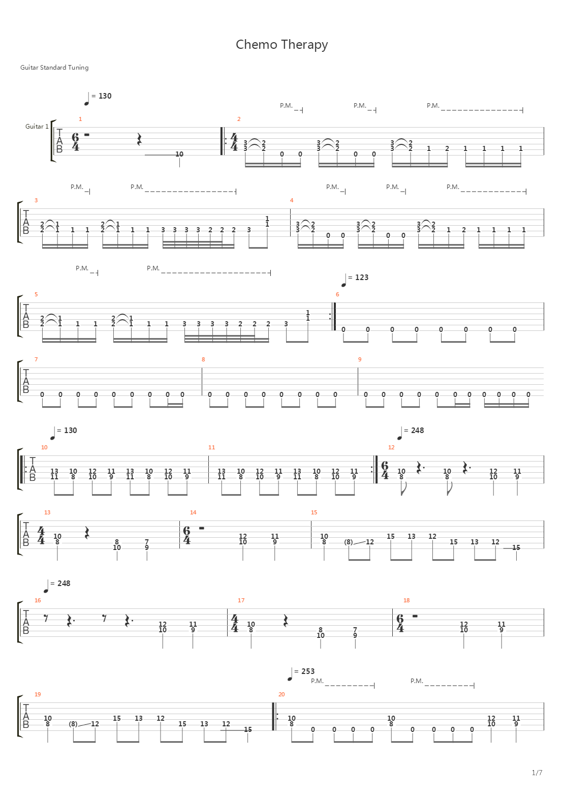 Chemo Therapy吉他谱