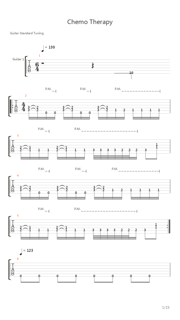 Chemo Therapy吉他谱